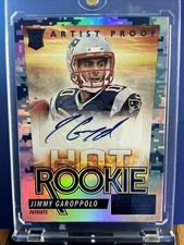 2014 Panini Score Blue Camo 06/10 Hot Rookie Autograph #HR-JG Jimmy Garoppolo SP