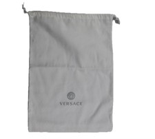 Versace Dust Bag Drawstring 12" X 17" For Shoes Purses Storage New