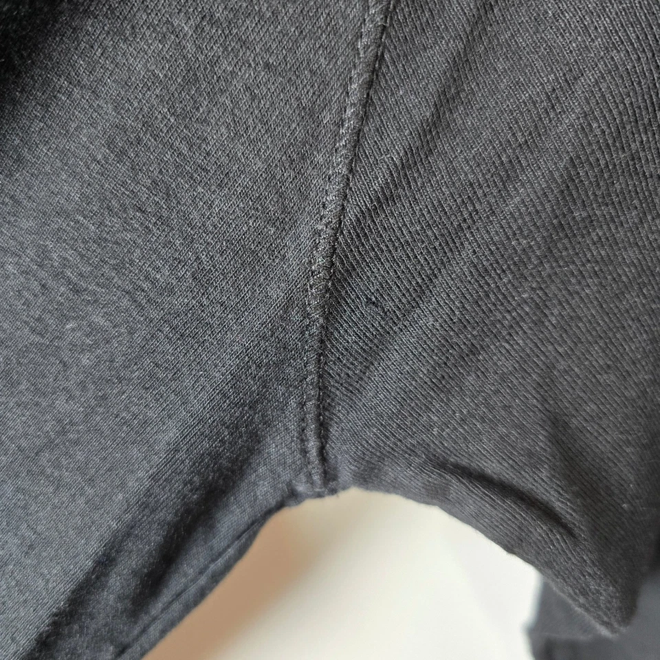 Top Tweed's Mujer XL Negro Manga 3/4 Algodón Pima Mezcla Modal Informal Foto 3 de 4