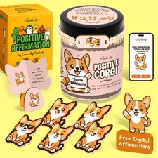 Stofinity Funny Corgi Gifts For Lovers - Inspirational Positive