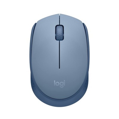 Logitech M170 Wireless Mouse for PC, Mac, Laptop Ambidextrous - Blue Grey