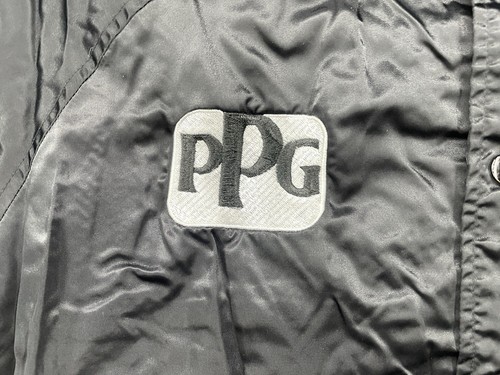 West Ark Jacket Mens Size Large Black Bomber Varsity Syracuse National Car Show - Picture 3 of 8