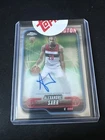 2025 Topps Chrome Alexandre Sarr Rookie Autograph Wizards Topps Sealed