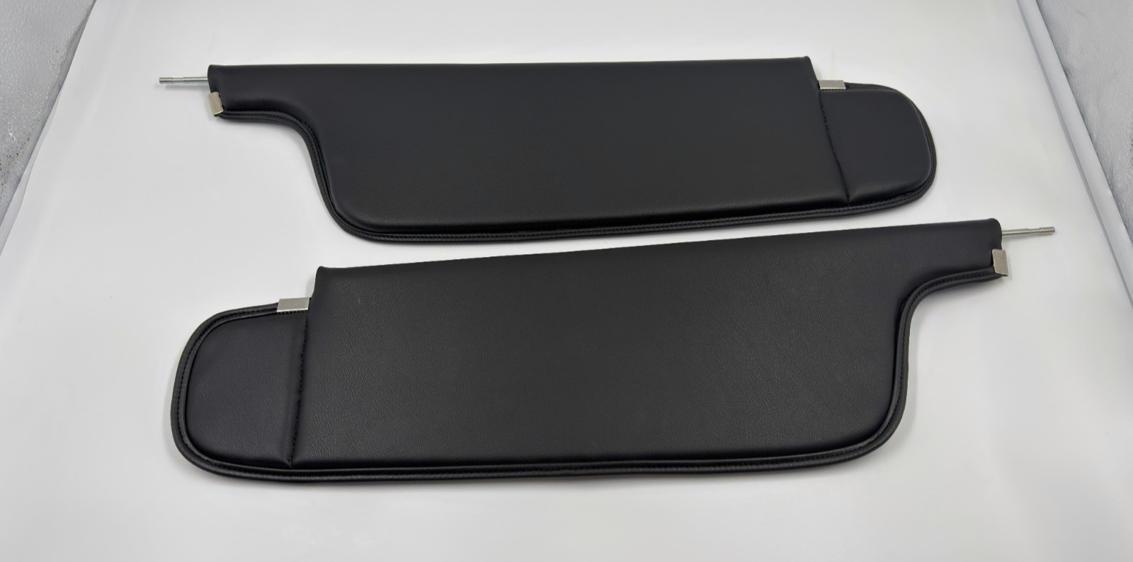 Black Sunvisor Set for 1971-1974 Plymouth Road Runner Coupe Hardtop Thin