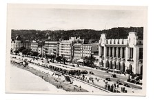 2 CPA ALPES MARITIMES 06 PROMENADE DES ANGLAIS PALAIS DE LA MEDITERANEE