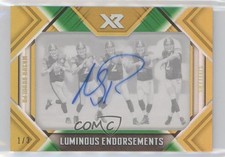 2018 Panini XR Luminous Endorsements Green 1/3 Mason Rudolph #LE-25 Auto nd3