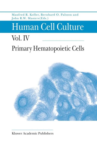 F. Koller (U. A.) | Human Cell Culture | Taschenbuch | Englisch (2010)-image