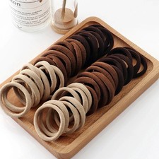 Men Women Hair Ties Soft Seamless Hair Bands Fr Thick Thin Hair Ponytail Holders