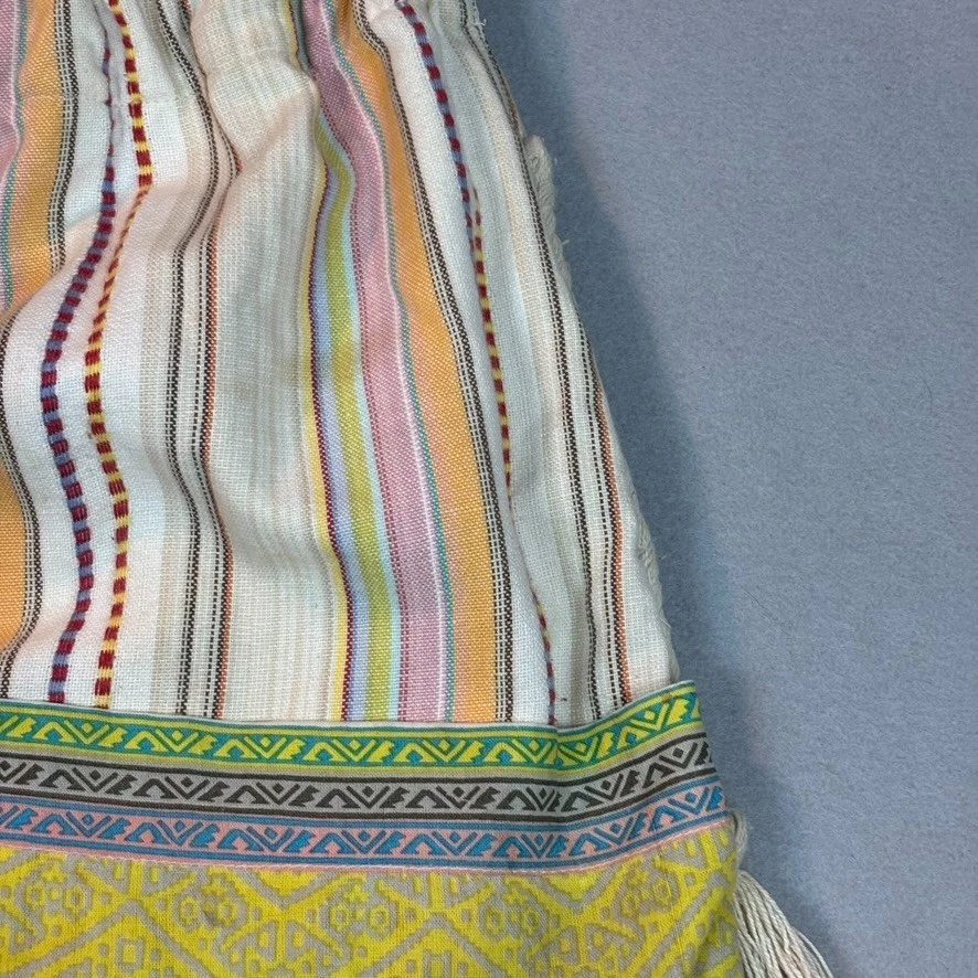 Bolso de Mano Billa Bong Y2K Boho Campesino Hippie Flecos Colorido Playa Rayas Floral Foto 3 de 4