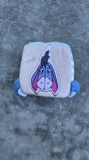 Disney Baby Eeyore 3" Cube Rattle Soft Lovey Blue Toy Winnie The Pooh Mini