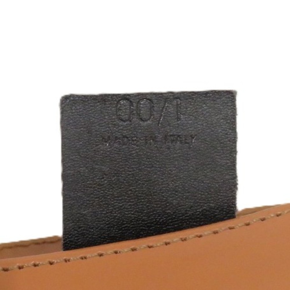 AUTHENTIC CELINE Shoulder Bag Camel Leather Embossed Leather — image 8