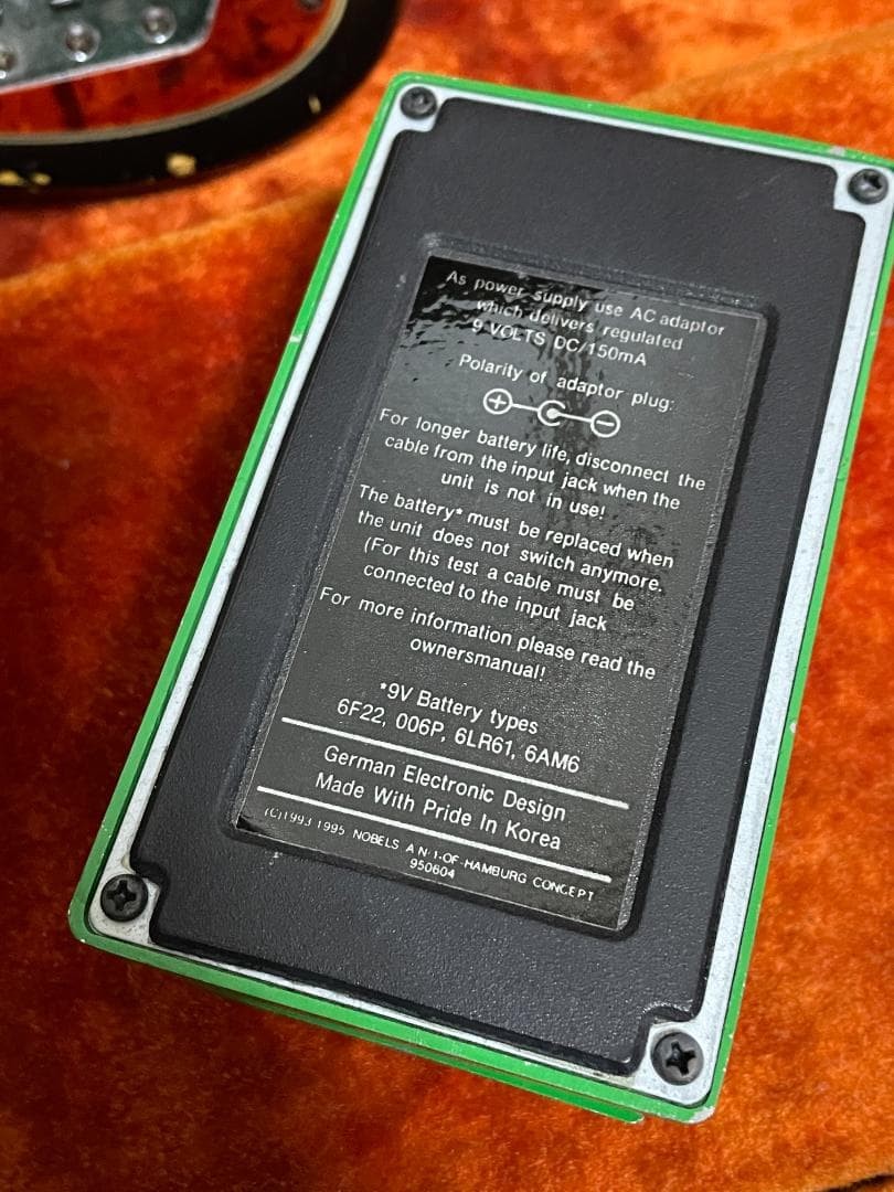 Nobels Overdrive Special ODR-S Effect Pedal Electric Guitar Working With Box