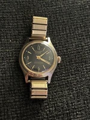 Vintage 60's Cardiff By Mepa Mechanical Watch Working