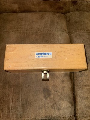 Amphenol Crimp Tool No. 294-57 with Storage Box And Kit