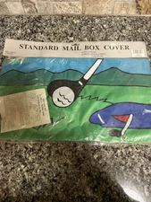 VTG 1994 Golf Theme Standard Mailbox Cover 18"Lx20"W NEW