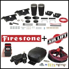 Firestone Rear Air Spring Bags Air Lift Compressor Kit Fit 1999-06 Sierra 1500