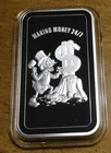 *RARE* Scrooge Making Money 24/7 SILVER BAR 1oz .999 $$$$$ McDuck Money