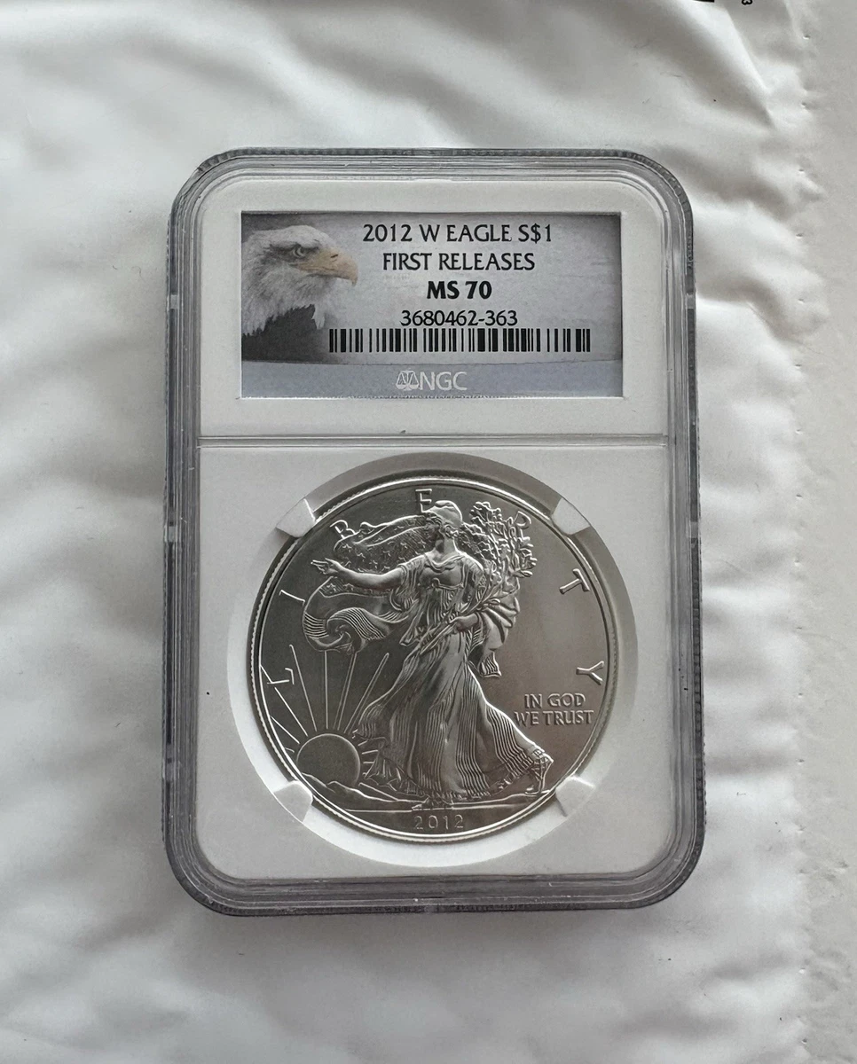American Eagle MS 70 Graded 2012 Silver Bullion Coins for sale | eBay