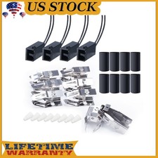4x Range Burner Receptacle Block Kit for Whirlpool Kenmore Range Stove 330031 US