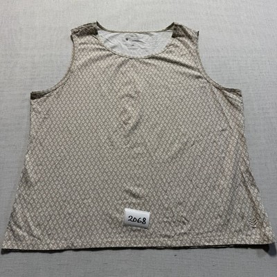 Coolibar Everyday Basic Tank Womens Sz 2X Tan
