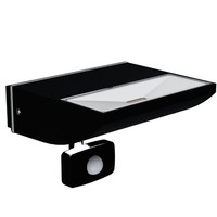Moderne Wandleuchten Schwarz Durchsichtig 1X10,5W Led 1000Lm IP44 3000K