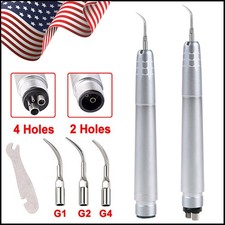 USA Dental Ultrasonic Air Perio Scaler Handpiece Hygienist 2  4-Holes 3 Tips
