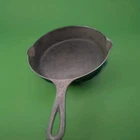 Vintage Griswold No. 6 Cast Iron Skillet Small Block Logo – Pattern 699 Sit Flat