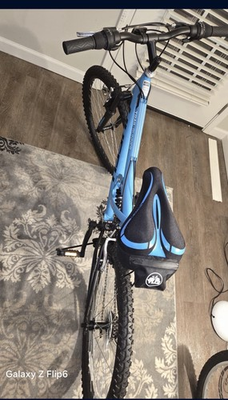 #ad Huffy Trail Runner 26 in Mountain Bike Blue Black Full Suspension Steel $150.00