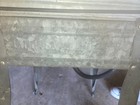 Galvanized Metal Washtub On Stand Beer Cooler with Drain Hole and Hose — photo 2