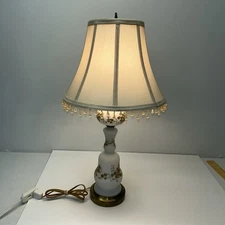 Vintage West Germany Hand Painted Lamp Tested