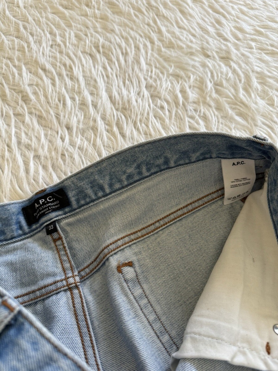 A.P.C. × JJJJound Petit Standard Jeans A.P.C. x JJJJound Petit Standard Denim Jeans Light Blue 33