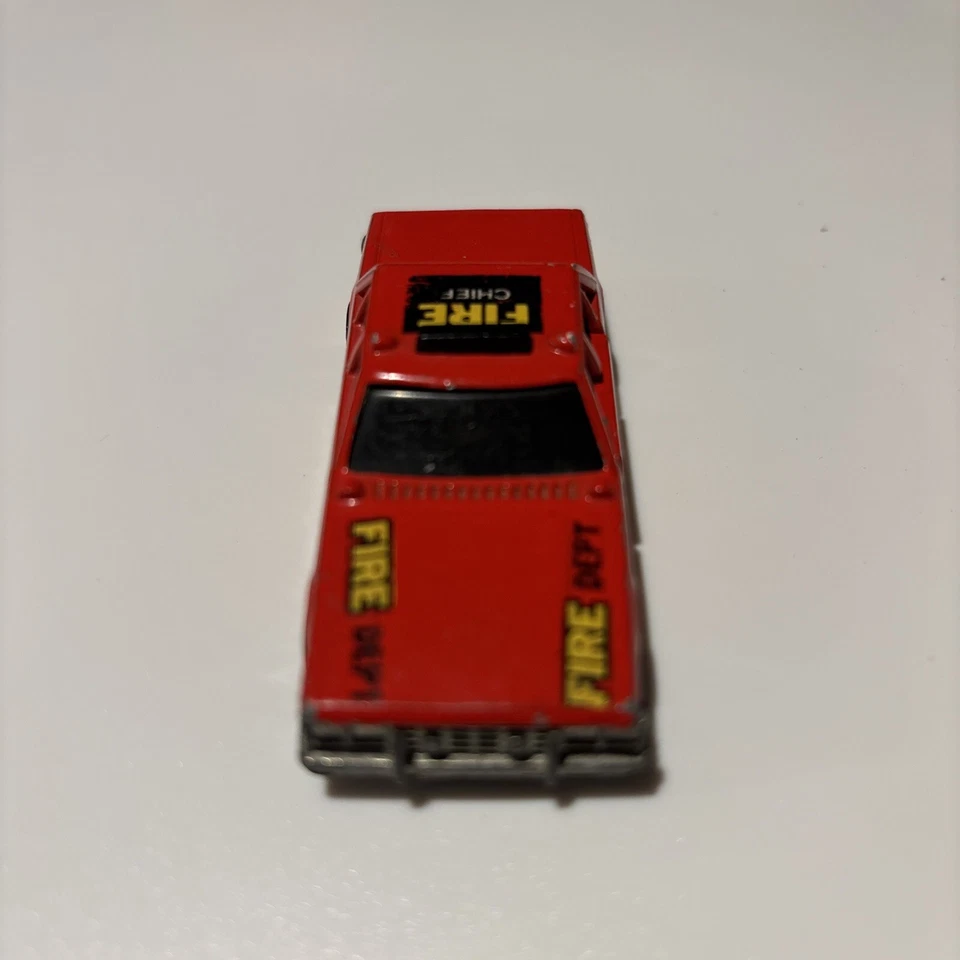 Dodge Diplomat Crack Ups Hot Wheels Mattel 1983 Malasia Departamento de Bomberos Fire Smasher Foto 3 de 4