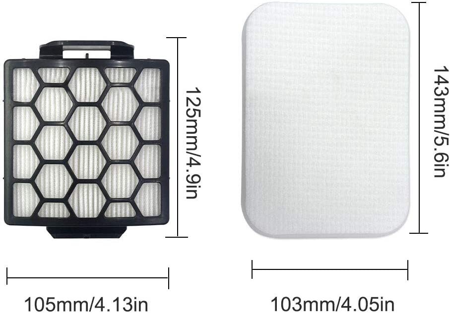 For Shark ZU60 ZU62C Sponge Filter Navigator Upright Vacuum HEPA