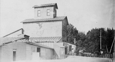 C. 1900's MAST'S GRAIN ELEVATOR WEST LIBERTY OHIO 5X7 PRINT PHOTO F632