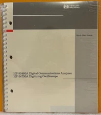 HP Agilent 83480-90021 1997 Digital Communications Analyzer Quick Start Manual.