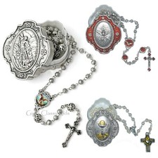 New St. Michael Confirmation First Communion Holy Spirit Rosary  Case Gift