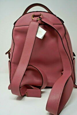 Coach Campus Rose Pink Pebble Leather Backpack with Rivets 31016
