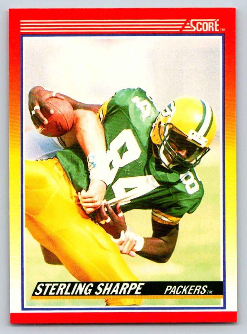 1990 Score 100 Hottest #64 Sterling Sharpe NM+