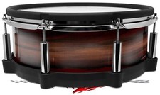 Wrap for Roland vDrum Shell PD140 Exotic Wood Rosewood Burst Red Cherry