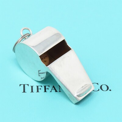 NYJEWEL Tiffany & Co. 925 Sterling Silber Pfeife Charm Anhänger