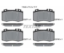 Brake pad set, disc brake Q + Textar 2374502