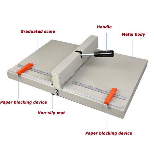 USED-Paper Creasing Machine 18" Perforator Scorer Creaser A3/A4 Steel Blade
