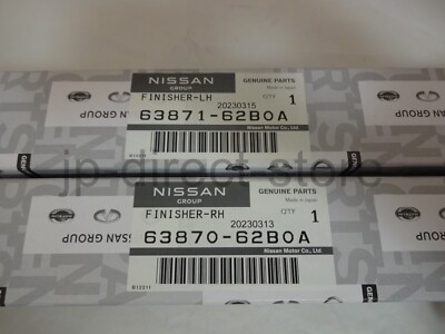 Genuine Nissan GT-R R35 Front Fender Emblem Right & Left Set OEM