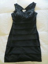 Womens Sweet Storm Black Studded Dress Size L New w/o tags