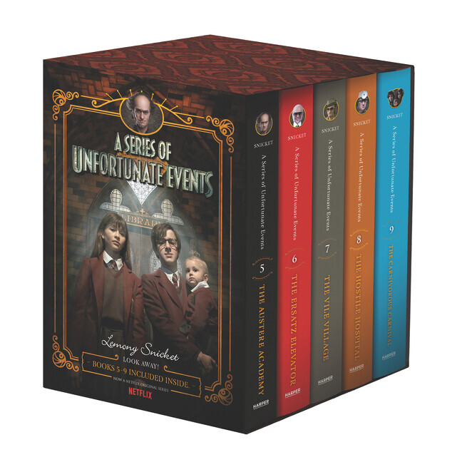 Thumbnail - A Series Of Unfortunate Events 5-9 Netflix Tie-in Box Set | Lemony