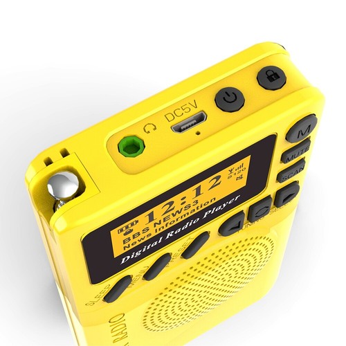 Pocket Digital DAB DAB+ FM Radio MP3 Player LCD Display Speaker Portable Player - Picture 8 of 10
