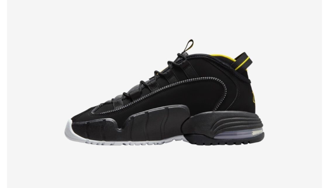 【NIKE】 AIR MAX PENNY 1バスケシューズ FN6884 100 FN6884-100) Nike Air Max Penny Black Opti Yellow Mens Sz 9.5