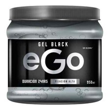 2 X EXTRA EGO HAIR STYLING GEL MEN STRONG BLACK 950ml Product of MEXICO
