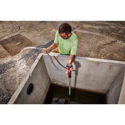 M12 12-Volt Lithium-Ion Cordless 9 GPM 0 HP Submersible Stick Water Transfer M12 - Picture 7 of 12
