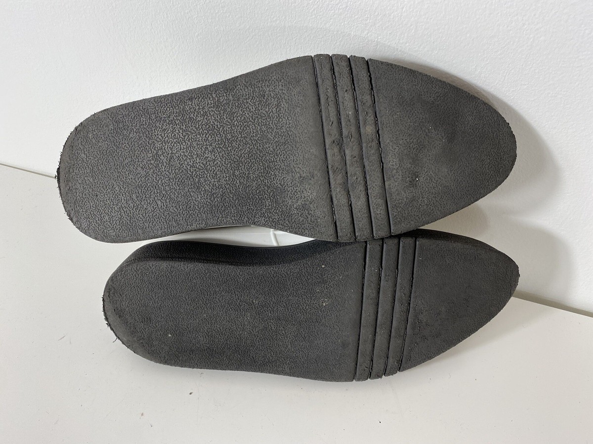靴 E COX Rubber Sole Shoes SIZE8 George Cox X Native Womens 9 (Mens 7) Jiffy White Rubber